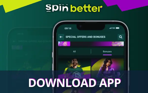 SpinBetter mobile application