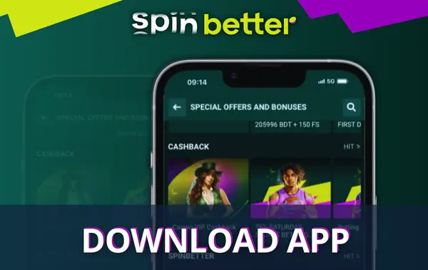 SpinBetter mobile site