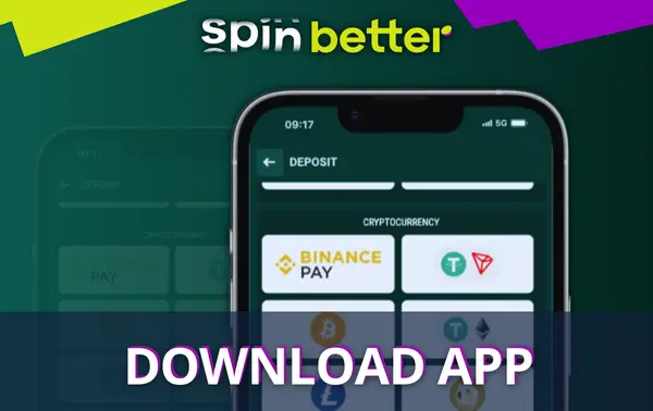 SpinBetter app Payments