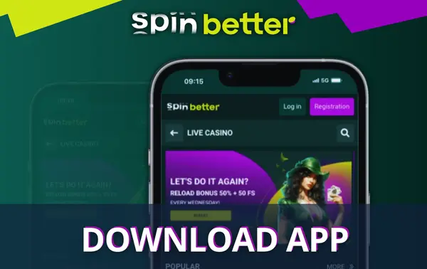 SpinBetter app install